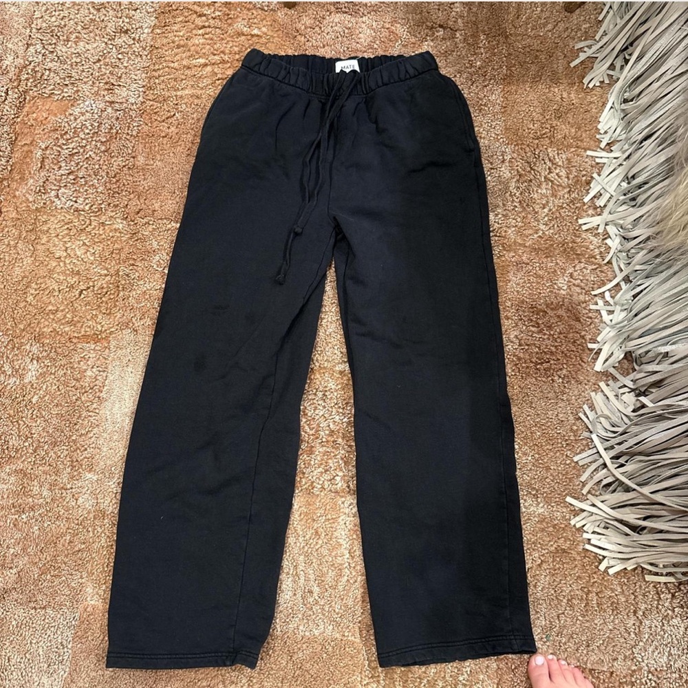 MATE the Label Black Wide Leg Pants